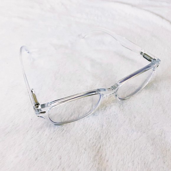 - Transparent Blue Light Glasses Like New - Picture 2 of 2
